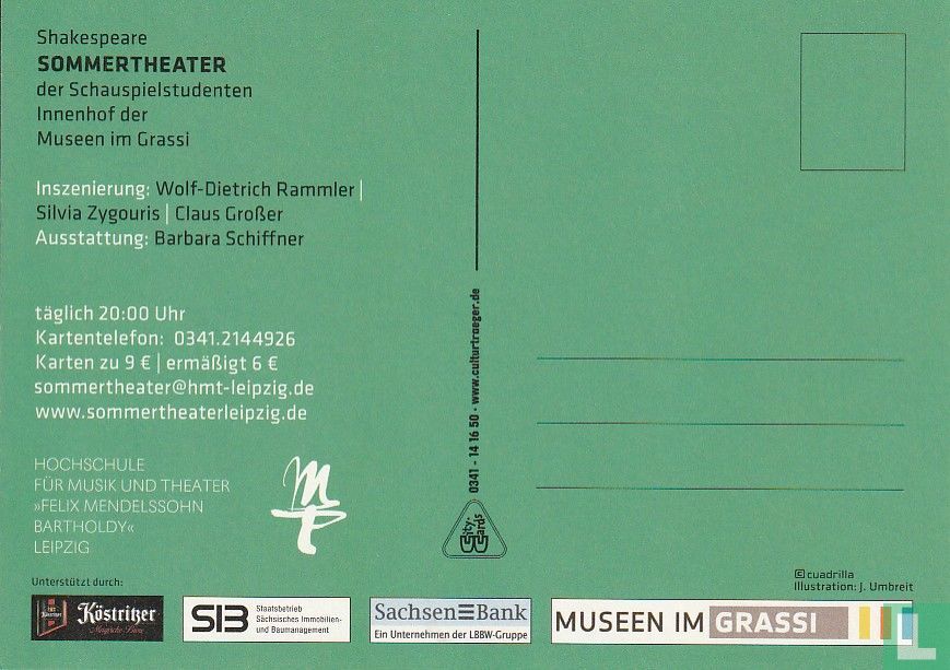 Museen Im Grassi - Sommertheater der Schauspielstudenten - Romeo + Julia