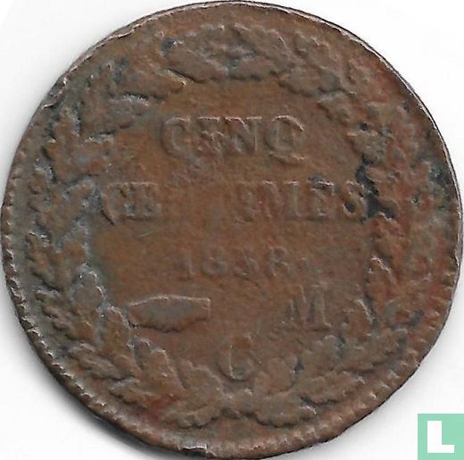 Monaco 5 centimes 1838