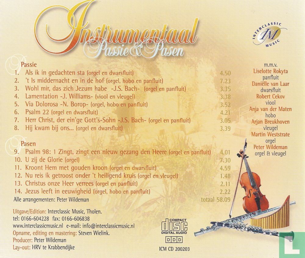 Instrumentaal - Passie & Pasen