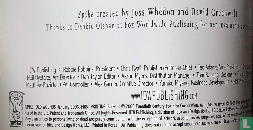 Spike: Old Wounds