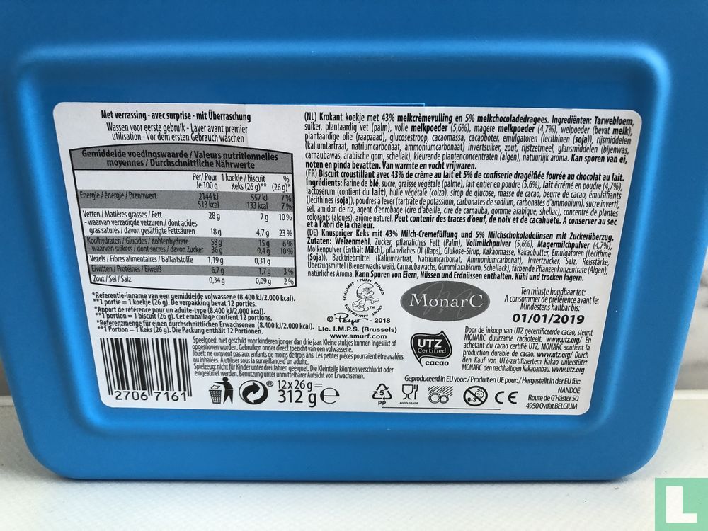 Lunchbox Smurfen