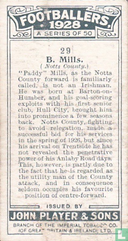 B. R. Mills (Notts County)