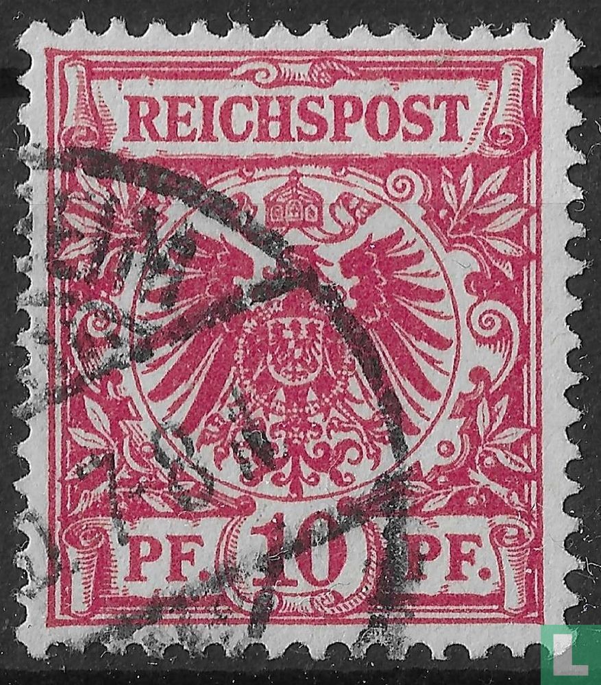 Figure with crown / eagle in oval