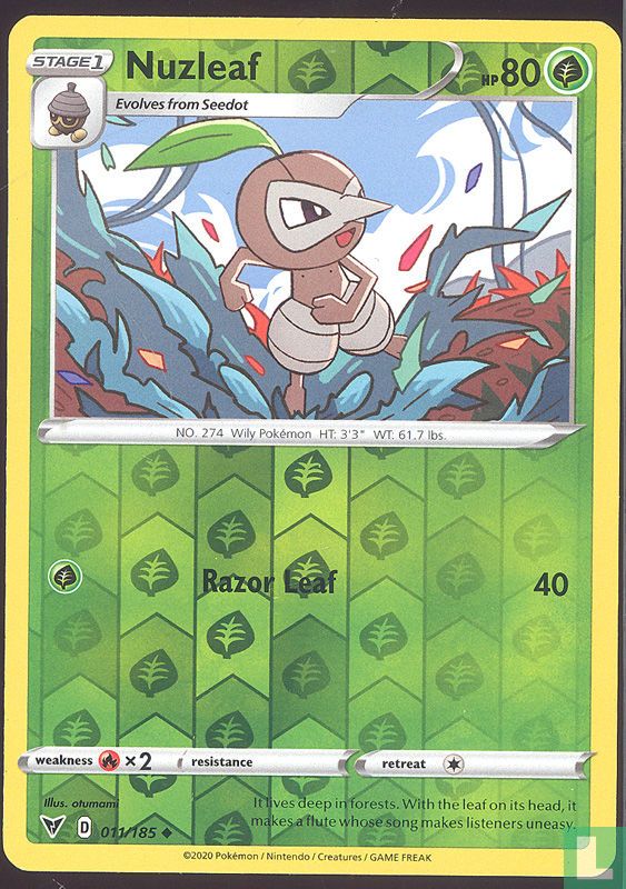 Nuzleaf (Reversed Holo)