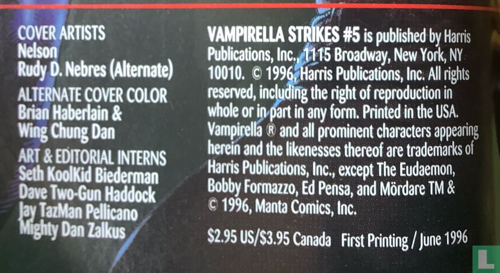 Vampirella strikes 5