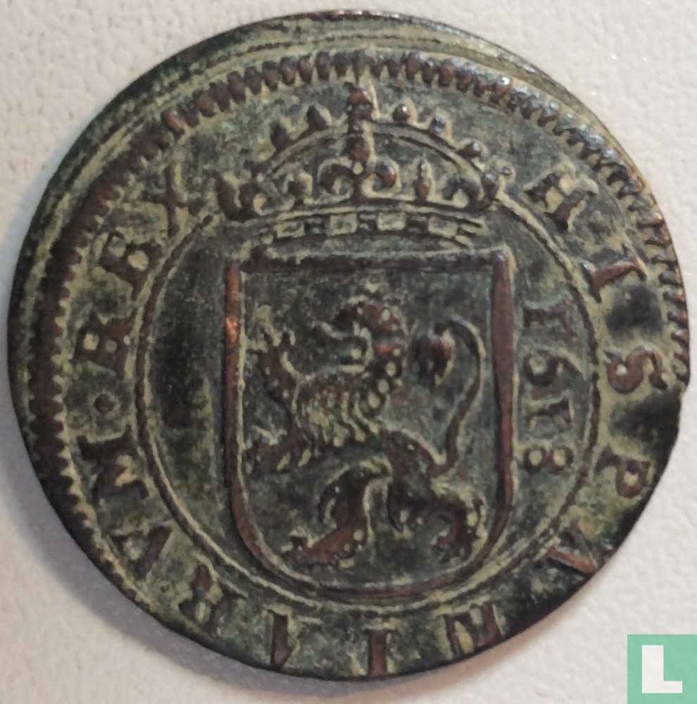 Spain 8 maravedis 1618