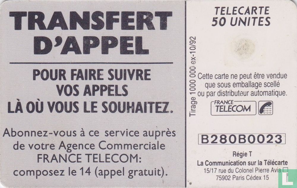 Transfert d'Appel