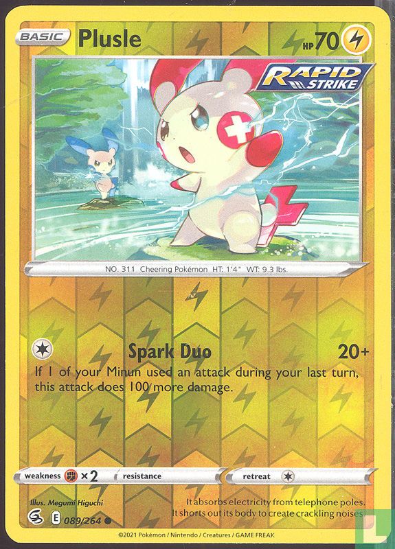 Plusle (Reversed Holo)