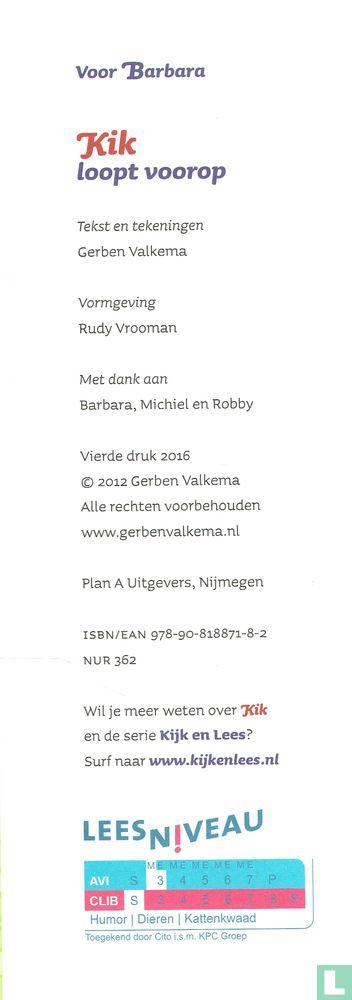 Kik loopt voorop
