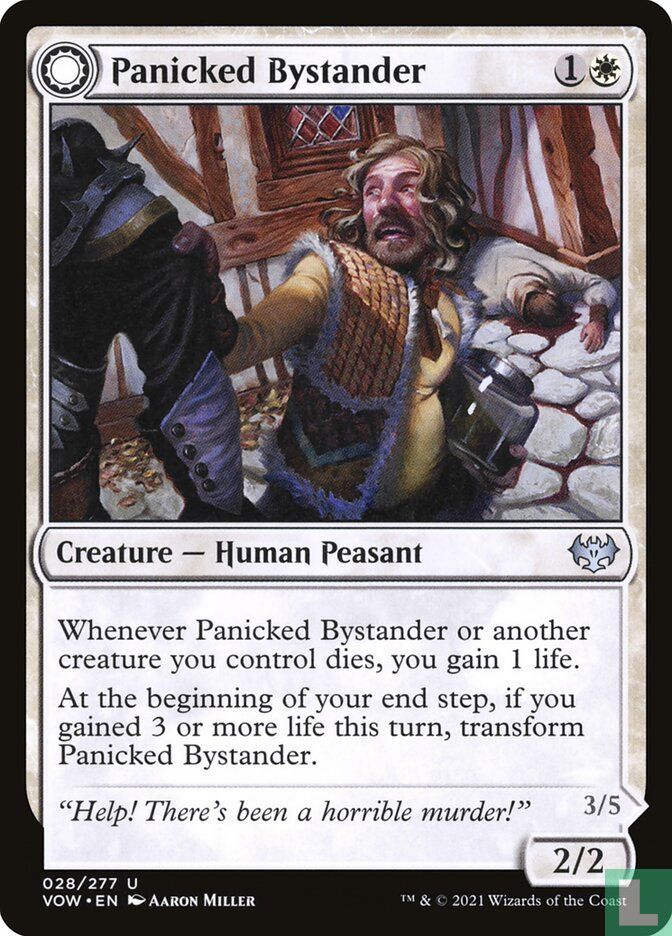 Panicked Bystander / Cackling Culprit