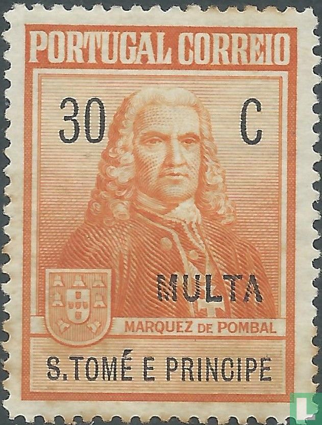 Imposto postal 30 Centavos