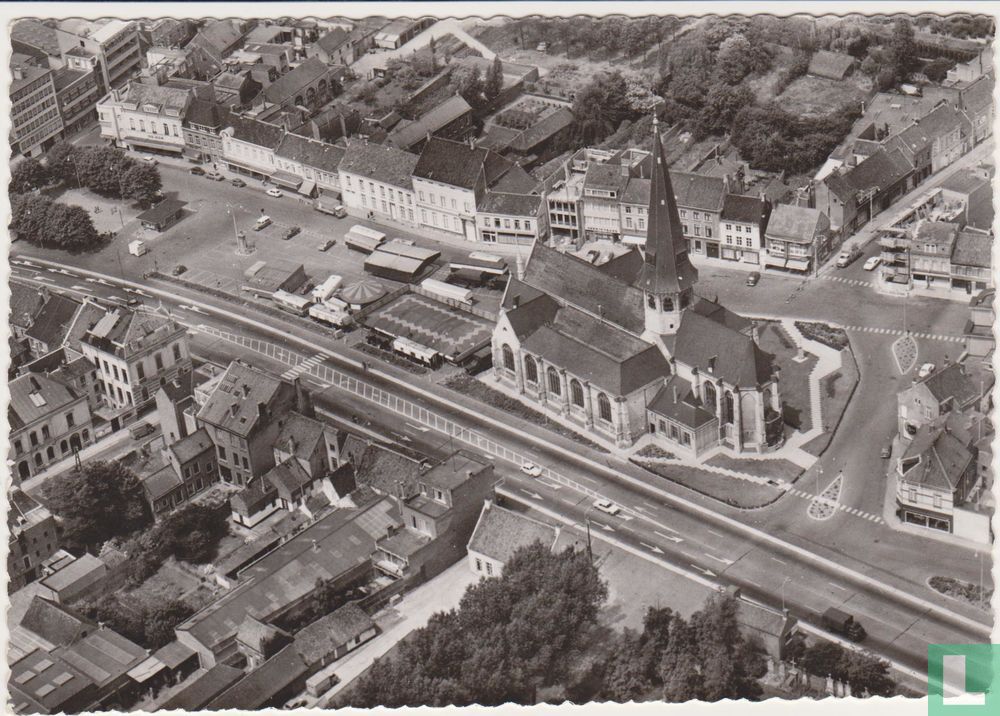Beveren Markt luchtfoto