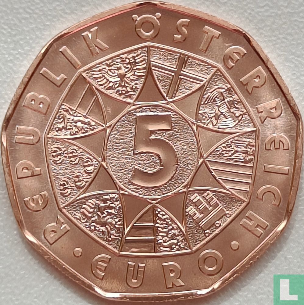 Austria 5 euro 2021 (copper) "Easter"