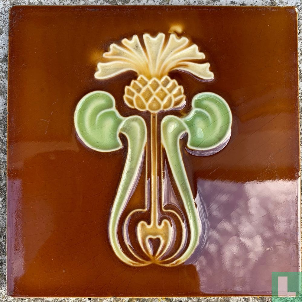 Jugendstil-Fliese