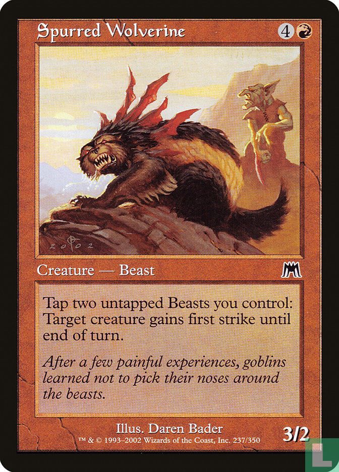 Spurred Wolverine 