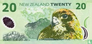 20 dollars néo-zélandais