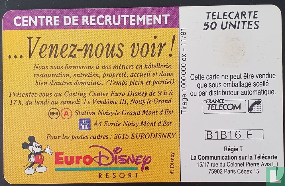 Euro Disney - Mickey Mouse
