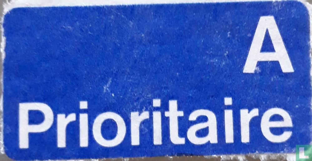 Prioritaire - Postage label [philately] - LastDodo