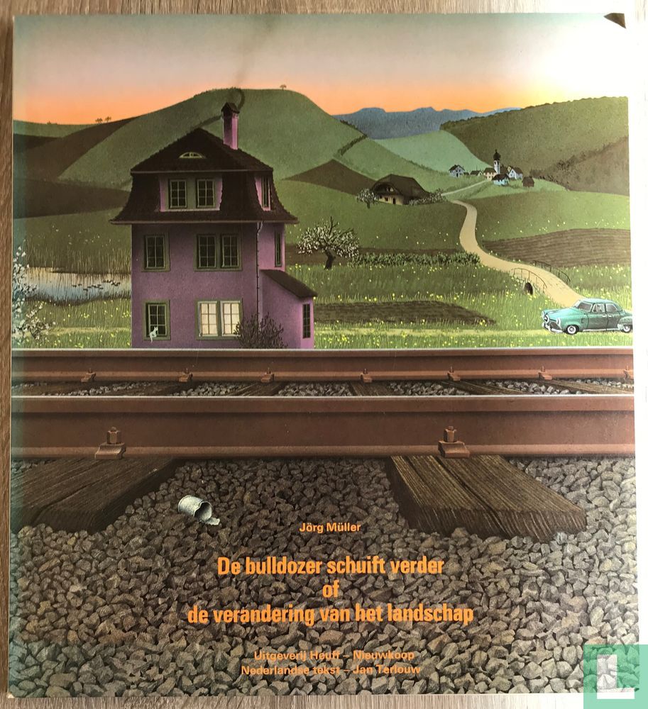 De bulldozer schuift verder of de verandering van het landschap