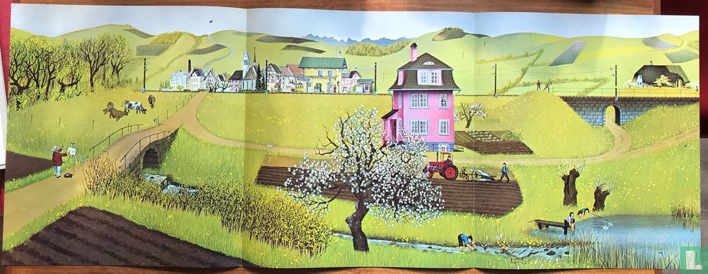 De bulldozer schuift verder of de verandering van het landschap