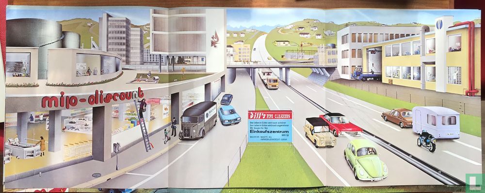 De bulldozer schuift verder of de verandering van het landschap