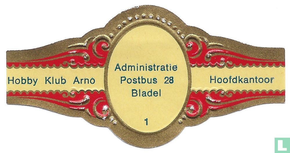 Administratie Postbus 28 Bladel  1 - Hobby Klub Arno - Hoofdkantoor