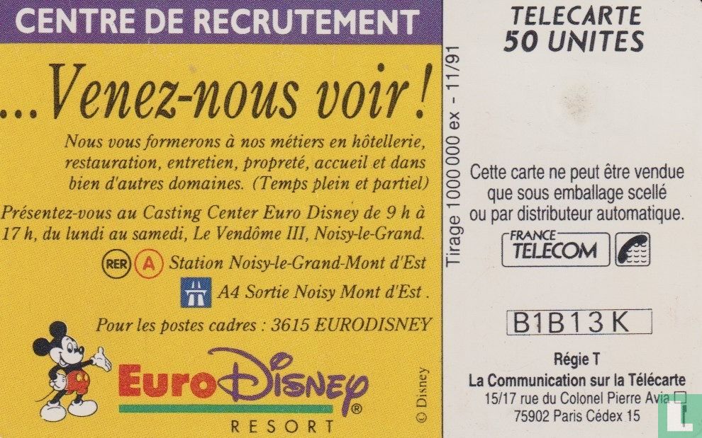 Euro Disney - Mickey Mouse