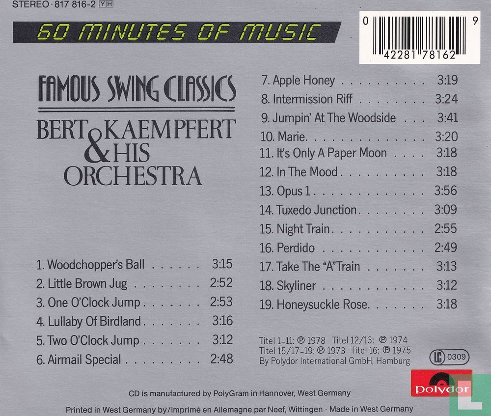 Famous swing classics