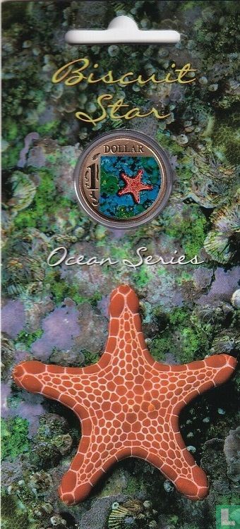 Australie 1 dollar 2007 (folder) "Biscuit star"