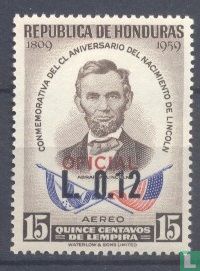 Service stamp with overprint