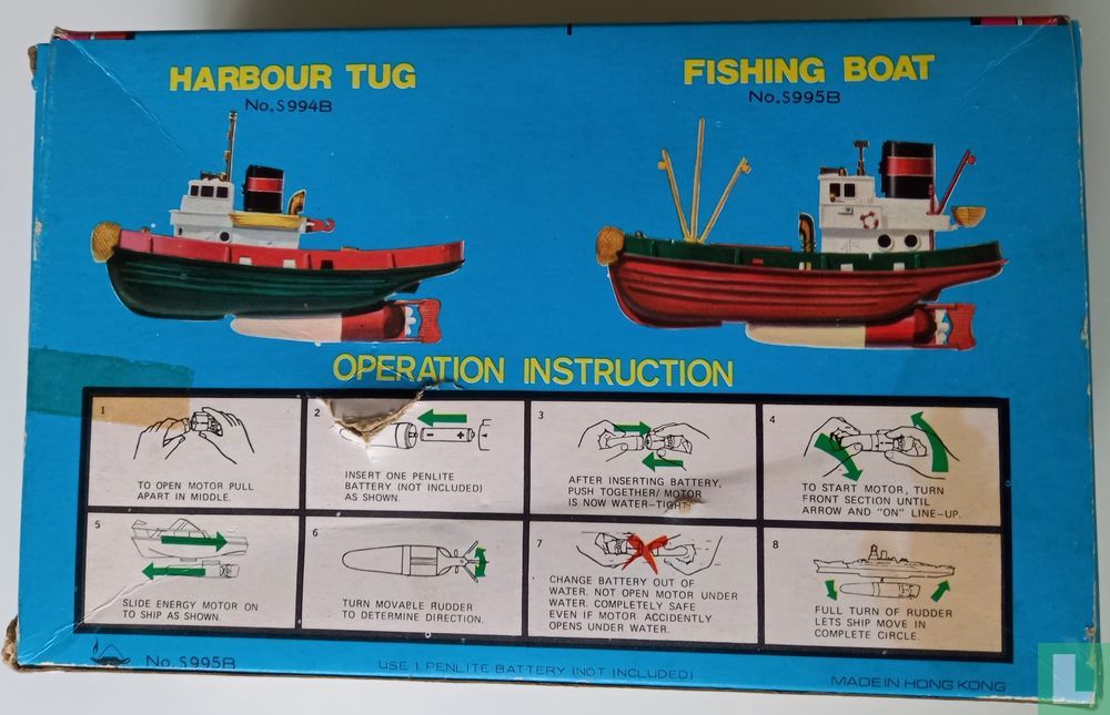 Battery operated Fishing Boat