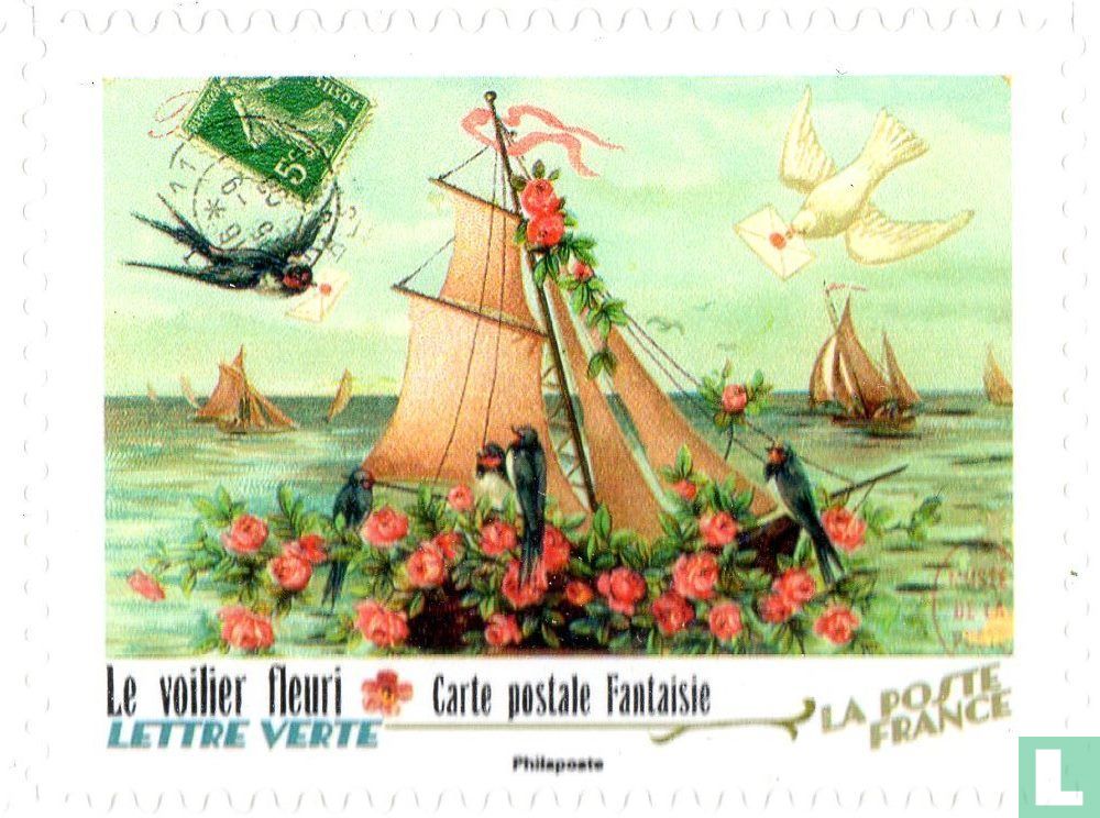 Le voilier fleuri
