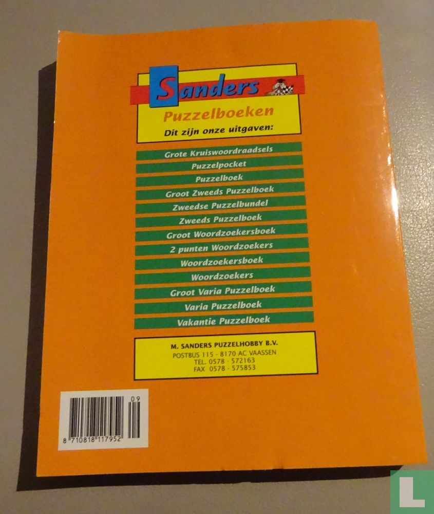 Groot woordzoekersboek 9 9 - Puzzelboek - LastDodo