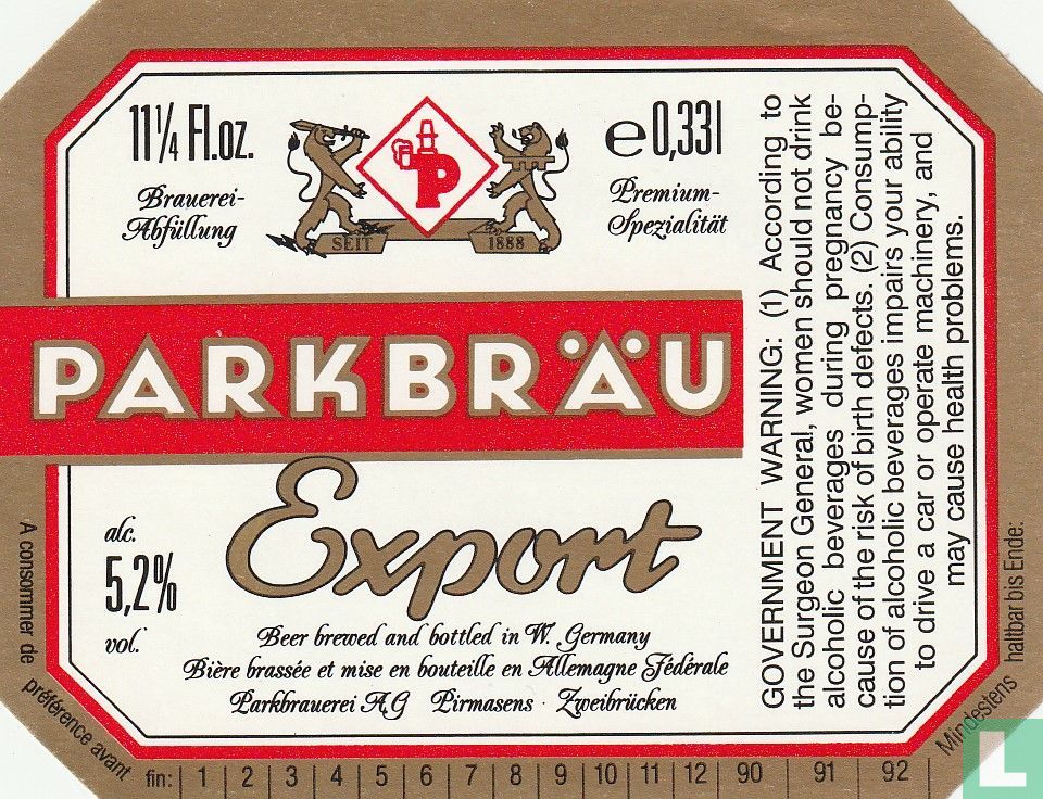 Parkbräu Export