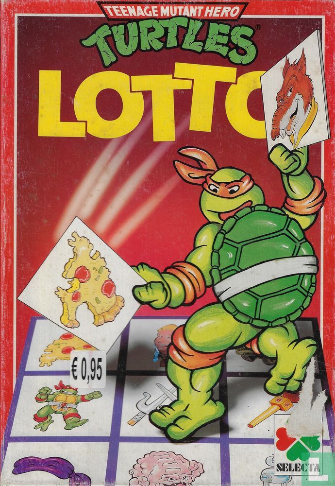 Lotto Animation Hero Teenage Mutant Hero Turtles Lotto (1990) - Lotto - LastDodo