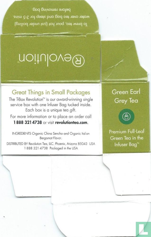 Green Earl Grey Tea 