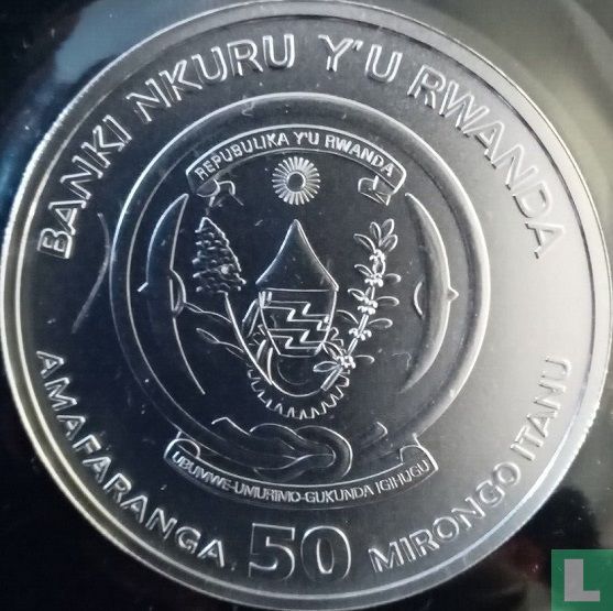 Rwanda 50 francs 2023