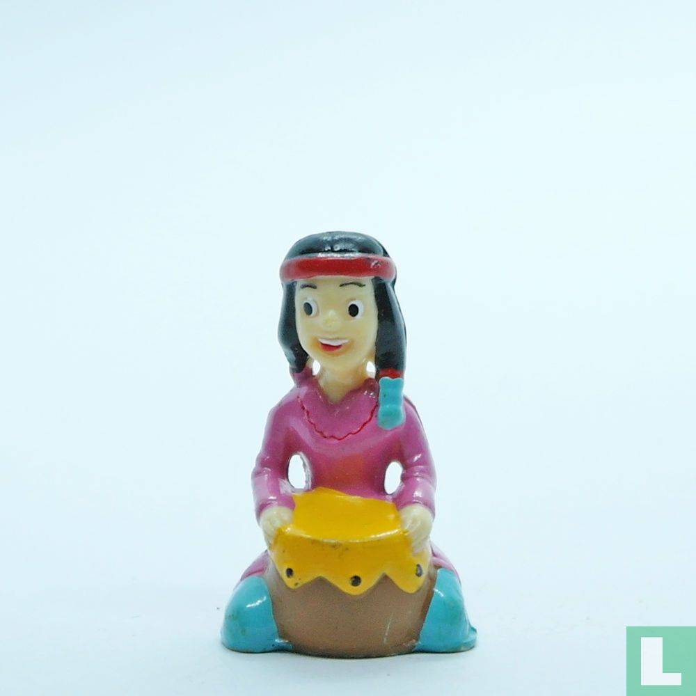 Indian with drum
