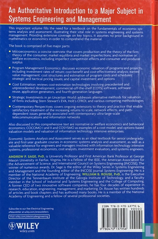 Economic Systems Analysis and Assessment 