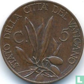 Vatican 5 centesimi 1932