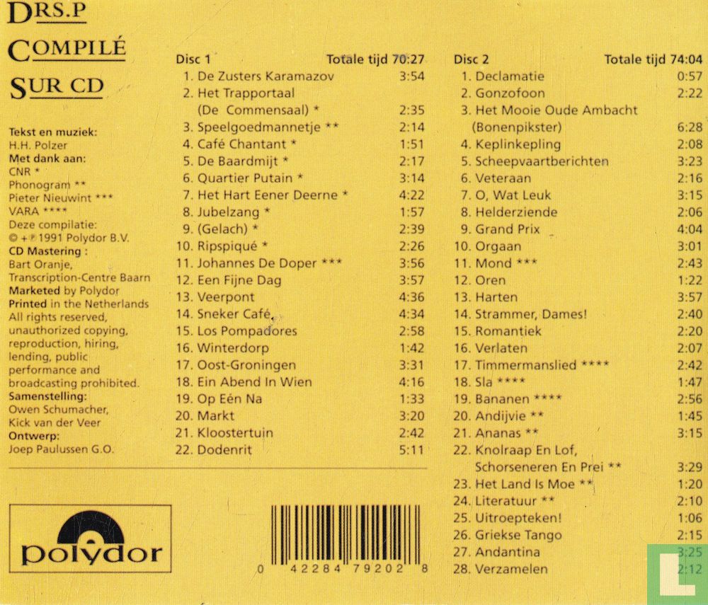 Drs. P compilé sur CD