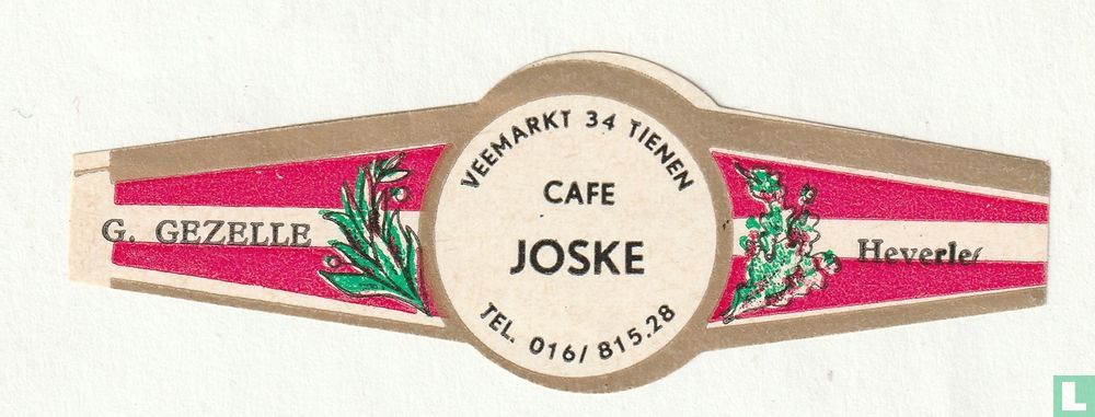 Cafe JOSKE Veemarkt 34 Tienen Tel 016/815.28- G.Gezelle Heverlee