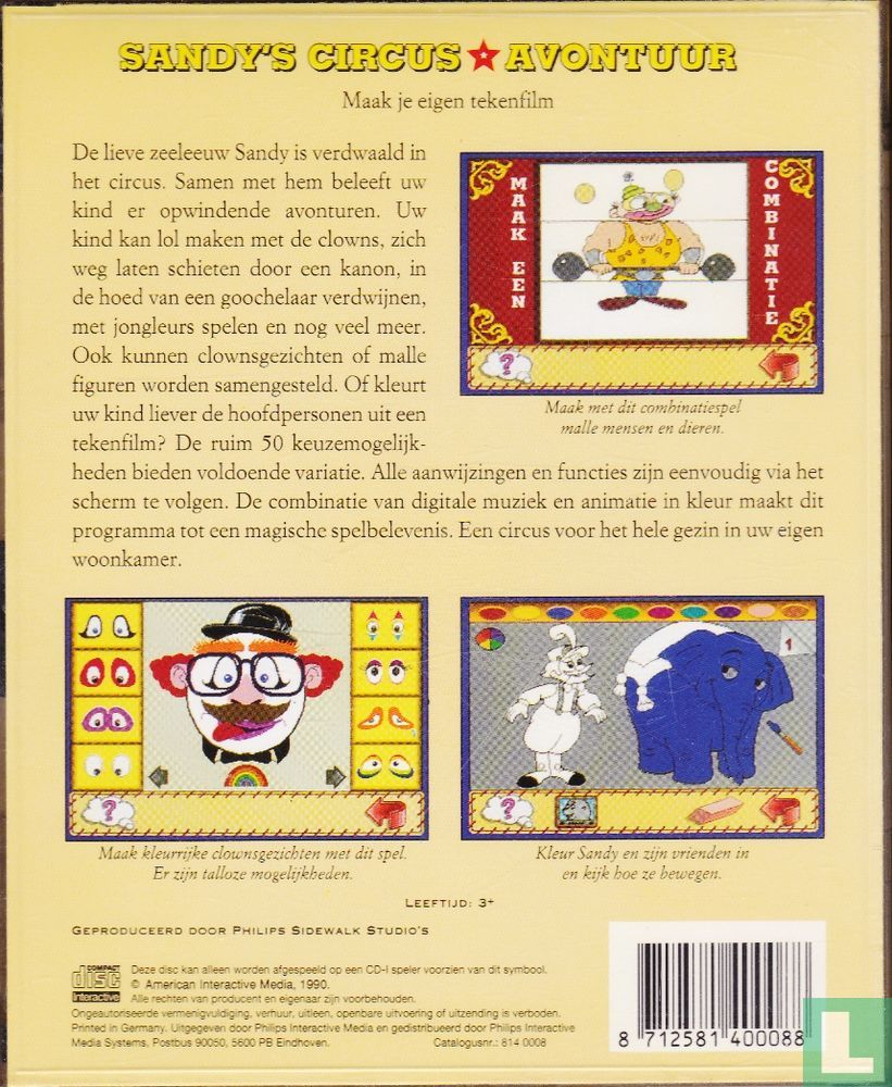 Sandy's Circus-avontuur