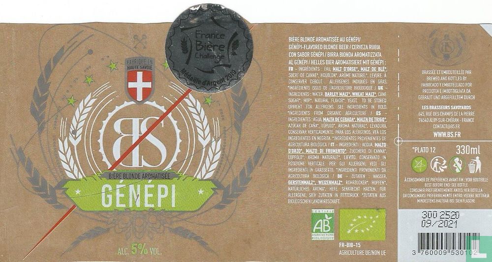 biere au genepi - Les Brasseurs Savoyards - LastDodo