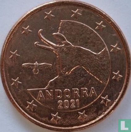 Andorre 1 cent 2021