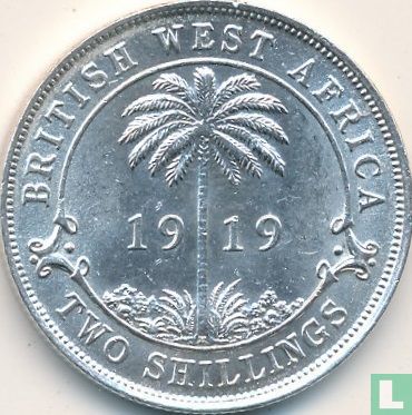 British West Africa 2 shillings 1919 (H)