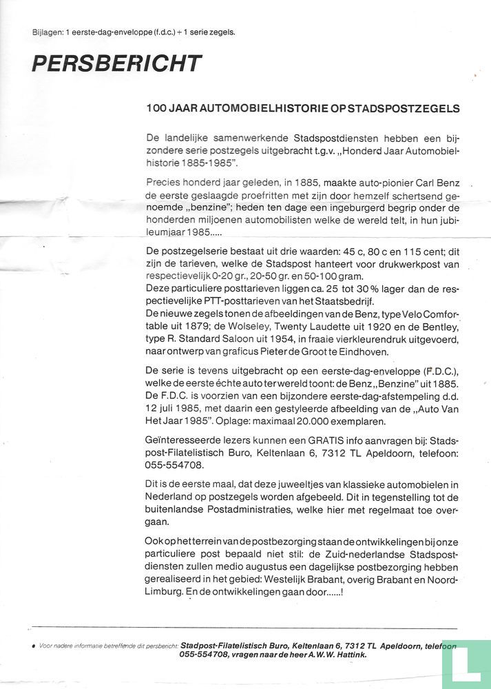 100 jaar auto