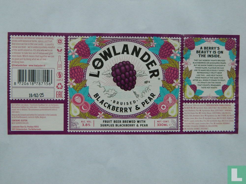 Løwlander Blackberry & Pear