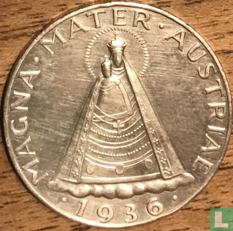 Austria 5 schilling 1936