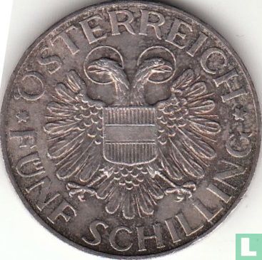 Austria 5 schilling 1934